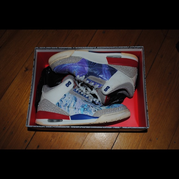 Jordan 3 retro international flight custom - Picture 3 of 5